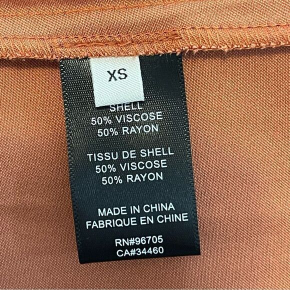 Rebecca Taylor Open Back Satin Auburn Dress in Size XS - Picture 9 of 12